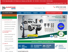 Tablet Screenshot of elevatorauto.ro